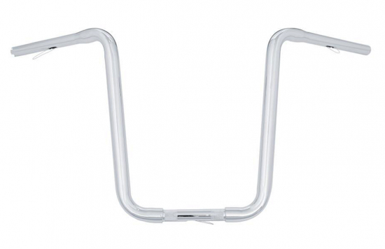 Preview: HH Lenker - Narrow - APE - Chrom / 860 mm b x 430 mm h - 1" (25,4 mm) Klemmung - 3 Loch Bohrung / Tüv
