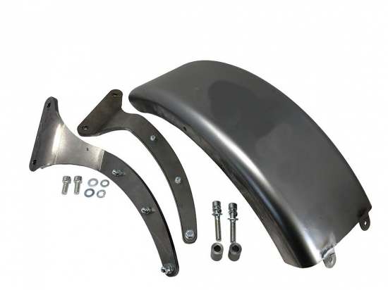MB - Heckfender-Set + Fenderstruts - schwarz glanz - 185 mm / Kawasaki VN 800 / Tüv