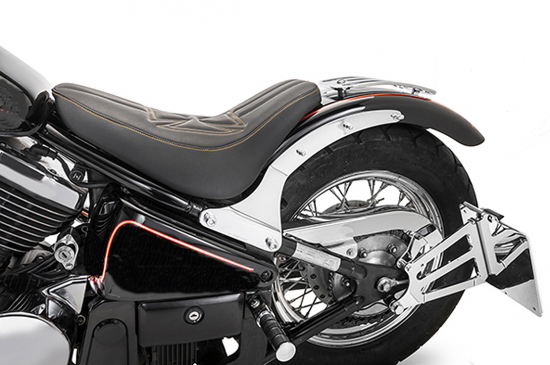 MB - Heckfender-Set + Fenderstruts - schwarz matt - 185 mm / Kawasaki VN 800 / Tüv
