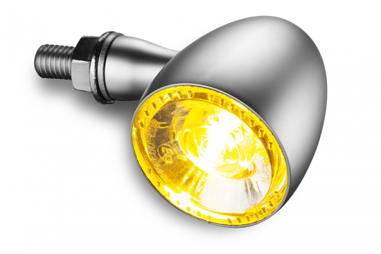 Kellermann LED-Blinker / Bullet 1000 Extreme / Chrom-matt - Klarglas / 1 Stck / ECE