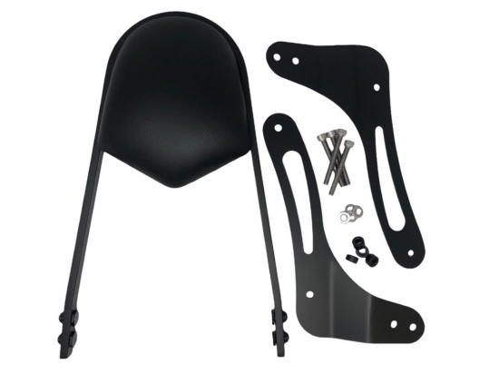 HH Sissy Bar "Wide" / schwarz /  SUZUKI VL 800 Intruder / C / M /  Intruder / inkl. aller Halterungen