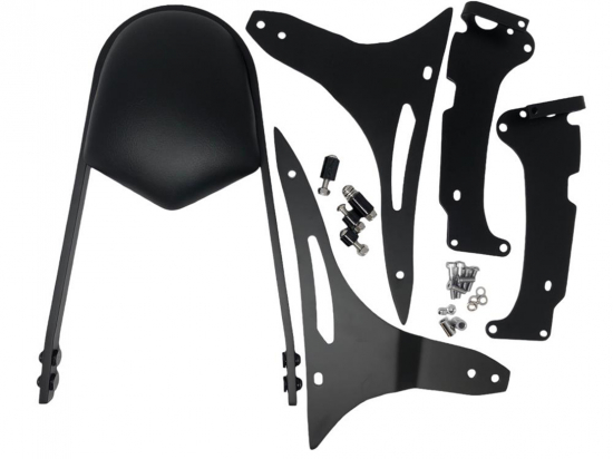 HH Sissy Bar "Wide" / schwarz / 400 mm h / Honda VT 1300  CX Fury / SC 61 / inkl. aller Halterungen