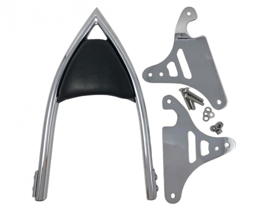 HH Sissy Bar "ARCH" / chrom / KAWASAKI VN 800 Vulcan + Classic / inkl. aller Halterungen