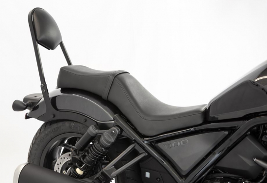 HH Sissy Bar "Wide" / schwarz / 400 mm h / Honda Rebel - CMX 1100 / RC 83