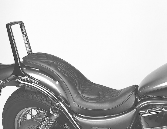 Sitzbank Hard Rider / Suzuki VS 1400 Intuder / Original-Heckfender / Muster nach Wahl