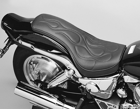 Sitzbank Hard Rider / Suzuki VZ 800 Marauder - Original-Heckfender / Muster nach Wahl