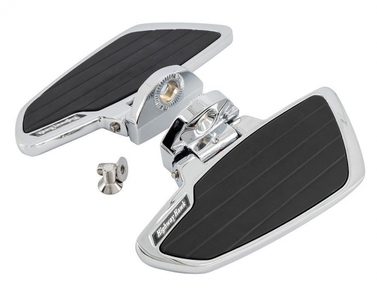 HH Sozius-Trittbretter / Smooth - chrom / VT 1100 Shadow / VN 900 - VN 1500 - VN 1600  / VZ 1600 / 1 Paar / ABE