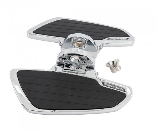 HH Sozius-Trittbretter / Smooth Chrom / Kawasaki VN 900 Custom / Classic / 1 Paar / ABE
