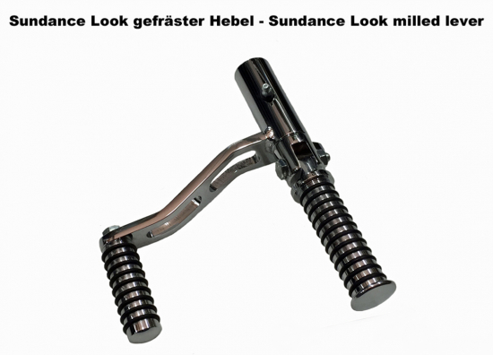 MB vorverl. Fußrasten / 15 cm / Sundance gefräst / chrom / Suzuki VL 125 Intruder / Tüv