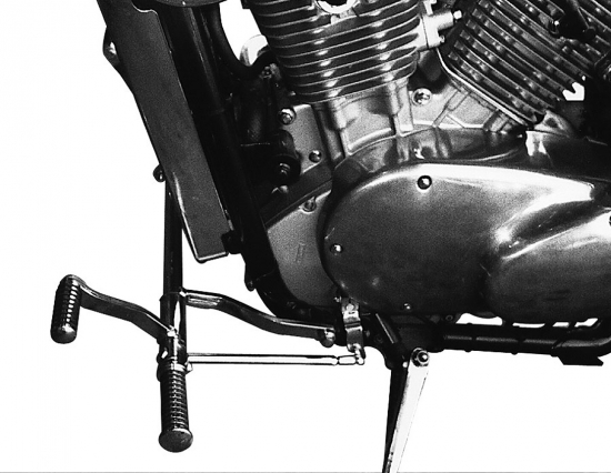 MB vorverl. Fußrasten / 20 cm / Sundance Look glatt / chrom / Kawasaki VN 1500 Vukan - SE - VNT50A / Tüv