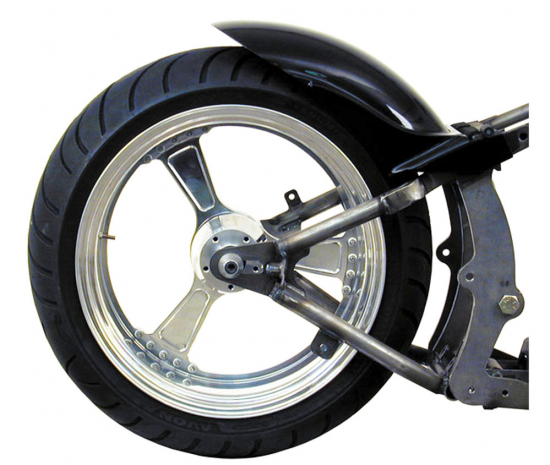 BK - Stiletto Stahlblech - Heckfender short / 270 mm b  / roh / universal