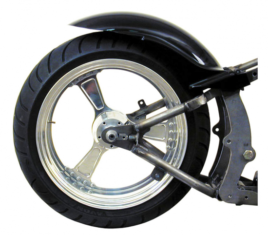 Preview: BK - Stiletto Stahlblech - Heckfender middle / 220 mm b  / roh / universal