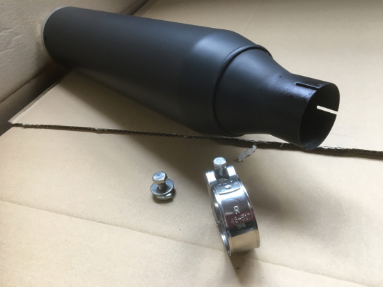 Black Sale: MILLER Universal Endschalldämpfer EVO3 - schwarz / 102 / 440 / 45 / 50 / ABE