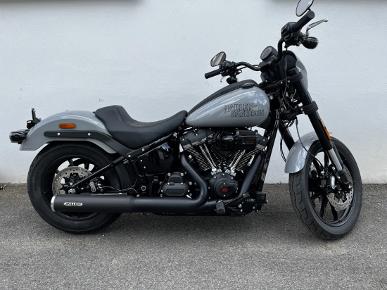 MILLER - Liberty black + Standard silber - SlipOn - Euro 5+ / HD Softail - Street Bob / 117 CUI / EG-BE