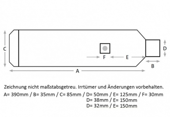 MILLER - EVO 5 - ECO KAT - Universal Endschalldämpfer / silber poliert / 85 - 410 - 38 / 45 / EG-BE