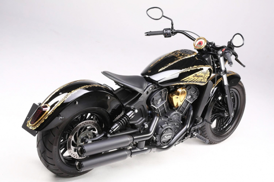 Black Sale: MILLER - YUMA II - black - SlipOn / Indian Scout 1000 ccm / EG-BE