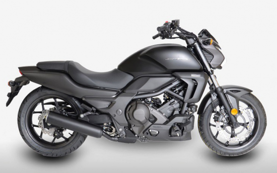 Black Sale: MILLER - Mulsanne X - 2-2 - black / Honda CTX 700 N / A / SlipOn / KAT / EG-BE