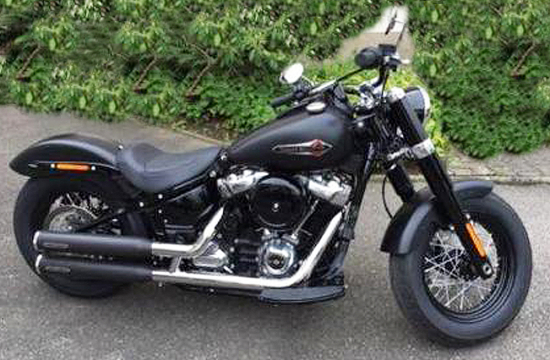 MILLER - Montana II - black - 2-2 SlipOn - Euro4 / HD Softail Slim / EG-BE