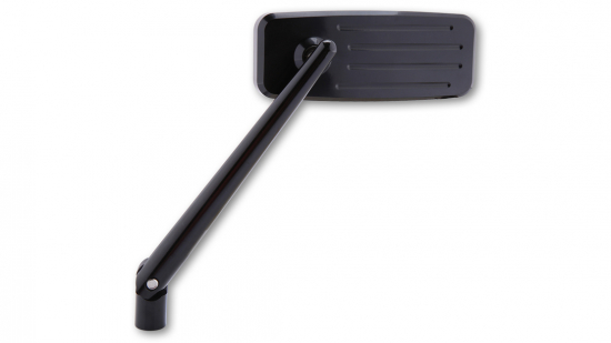 PW SPIEGEL ACTION / CNC gefräst / Aluminium / schwarz / 1 Stück