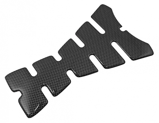 Tankpad - Tankschutz - Skull - Carbon-Optik / Kratzerschutz universal
