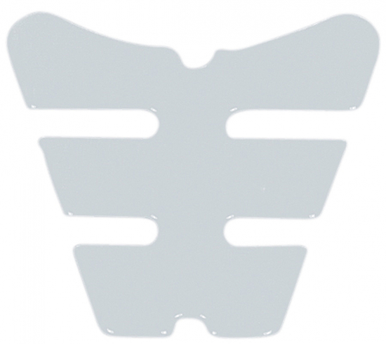 Tankpad - Tankschutz - Skull - klein - transparent / Kratzerschutz universal