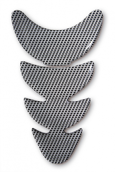 Tankpad - Tankschutz - WAVE Carbon - Look / Kratzerschutz universal
