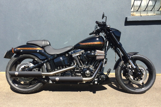 PENZL - NEO Classic Auspuff verstellbar. / Ceramic-schwarz-matt / YAMAHA XVS 650 / ABE
