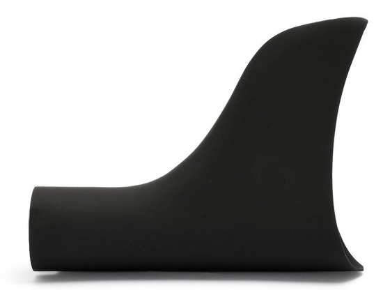 Penzl NEO-Classic Endkappe - Set -  Fishtail / 80 mm / schwarz-matt / 2 Stck