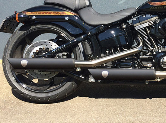 Aussteller: PENZL Neo Classic - Auspuffset verstellb. / schwarz / Harley Sportster / 14 - 16 / EG-BE