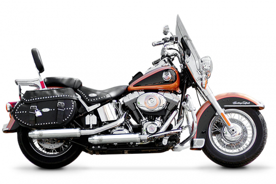 PENZL Retro Line Auspuffset verstellb. / chrom / HD Custom-Classic-Deluxe-Heritage / 04-16 / EG-BE