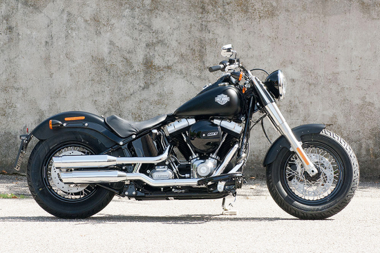 PENZL V2-Speed Auspuffset verstellb. / verchromt / Harley Slim + SlimS / 2012-16 / EG-BE