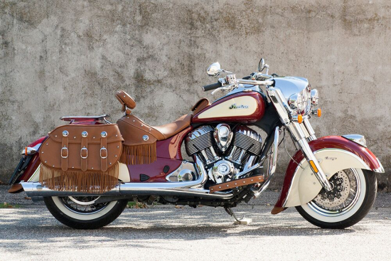 NEW: PENZL Retro - Auspuffset - mechan. verstellb. - 80 mm / chrom / Indian Cruiser / ab 2006 - 15 / EG-BE