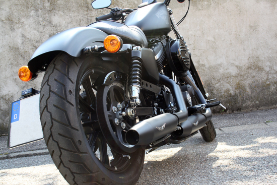 PENZL - V2-Speed Auspuff elek. verstellb. / black ceramic / Harley Sportster  / ab 2018 / EG-BE