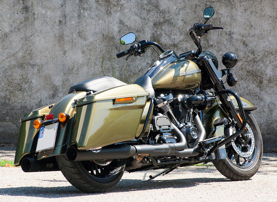 Preview: PENZL - V2-Speed Auspuff / elek. verstellb. / schwarz-matt / Harley Davidson Tourer / ME 107 / ME 114 / EG-BE