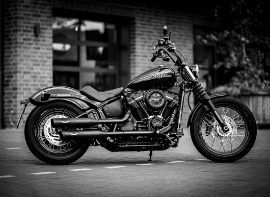 Preview: PENZL - V2-Speed Auspuffset elektr. verstellb. / cera black / Harley LowRider S / ab 2018 / EG-BE