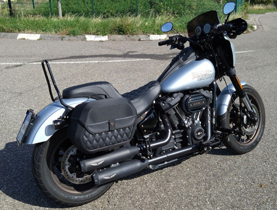 PENZL - V2-Speed Auspuffset elektr. verstellb. / cera black / Harley LowRider S / ab 2018 / EG-BE