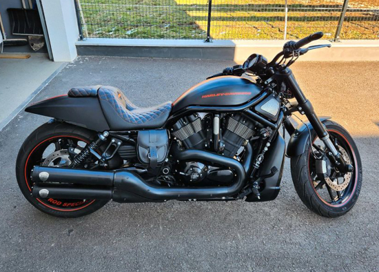 Black Black - PENZL - Retro  Classic - Auspuffset / Manuell verstellb. / schwarz / Night Rod / 400 x 80 mm / EG-BE / nach Angabe