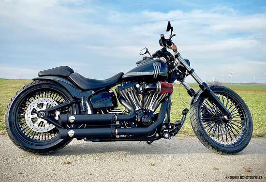 PENZL Krümmer - Set - gleichlang / chrom / Harley Davidson Softail + Breakout / 08 - 17