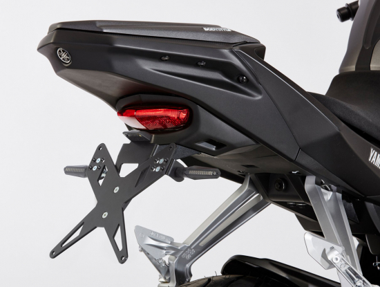 Protech - Kennzeichenhalter - X-Shape - inkl. Reflektor + LED-Leuchte / black / Yamaha MT 125 / 2014 - 19