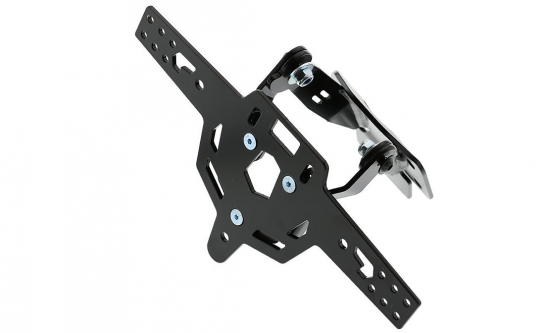 RR - Kennzeichenhalter - inkl. Reflektor + LED - Leuchte / black / Yamaha MT 125 / ab 2020