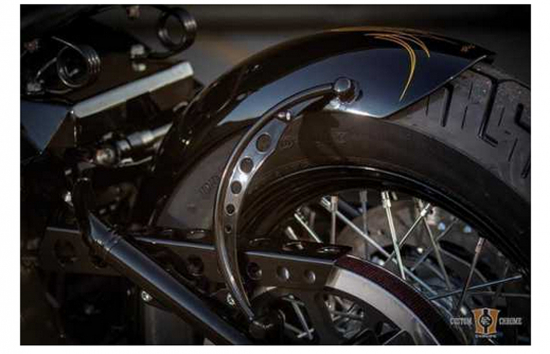 Rick´s Bobber - Heckfender - Set / Stahl roh / 150 mm / HD Softail (FXBB, FXLR, FLSL, FLDE, FLHC/S) ab 18