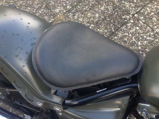 BR Schwingsattel Bobber - Echtleder / schwarz / TOP-Produkt !