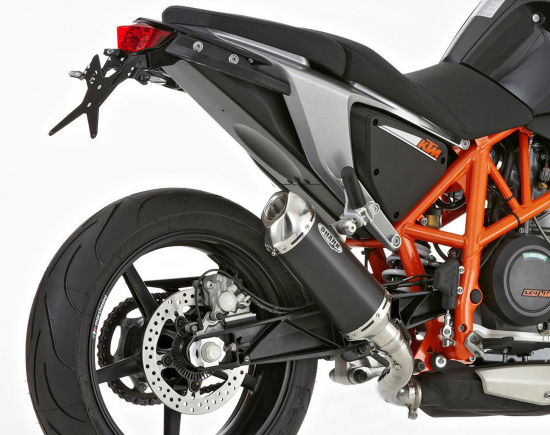 SHARK DSX 5 / Endschalldämpfer schwarz / KTM Duke 690 / bis 2016  / ABE