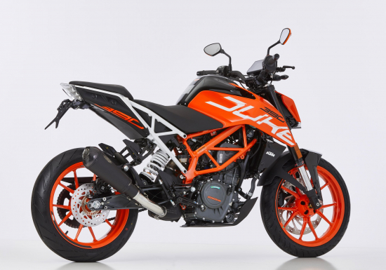 SHARK DSX 7 / Endtopf schwarz / KTM Duke 390 / ab 2017  / ABE