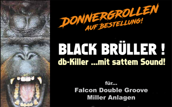 BR BLACK BRÜLLER 1 (2 x db-Killer) ohne ABE - FALCON