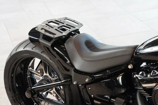 Custom - Gepäckbrücke - V2 - groß - ca 31 cm b / black / für Custom Gepäckträger // Harley + universal