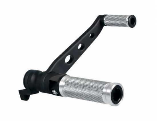 TB Fußrastenanlg. / BASE ALU / Alu schwarz / Harley Sportster - ab 2014 / ABS / TÜV