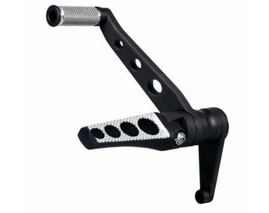 TB Fußrastenanlage / DRILLED / Alu schwarz / Harley Sportster 2003 - 14 / TÜV
