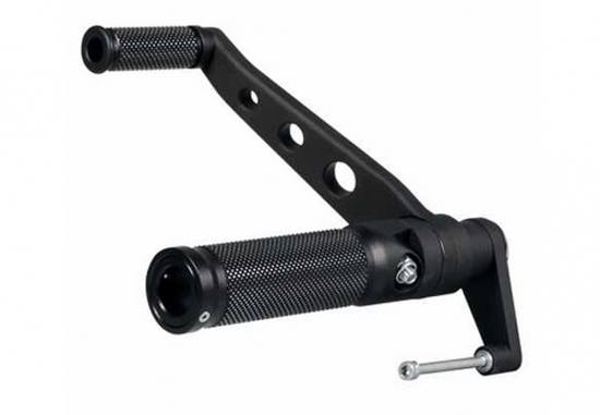 TB - Fußrastenanlage / SATIN / black - keine Vorverlegung / Harley VRSC 12 - 17  / TÜV