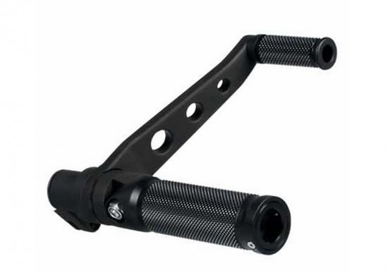 TB - Fußrastenanlage / SATIN / black - keine Vorverlegung / Harley VRSC 12 - 17  / TÜV